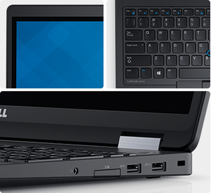 Dell Latitude E5570_221356 notebook, fekete + Windows 7 Pro/ Windows 10 Pro