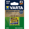 Varta Recharge Endless Energy akku, AAA, 550 mAh, BL 4