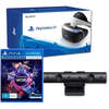PlayStation PS4 VR (V2) + PS4 kamera (V2) + VR Worlds PS4 játékszoftver