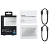 Samsung T7 Touch 500GB externe SSD, silber