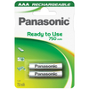 Panasonic HHR-4MVE/2BC AAA 750mAh Ni-MH punjive baterije (2 kom.)