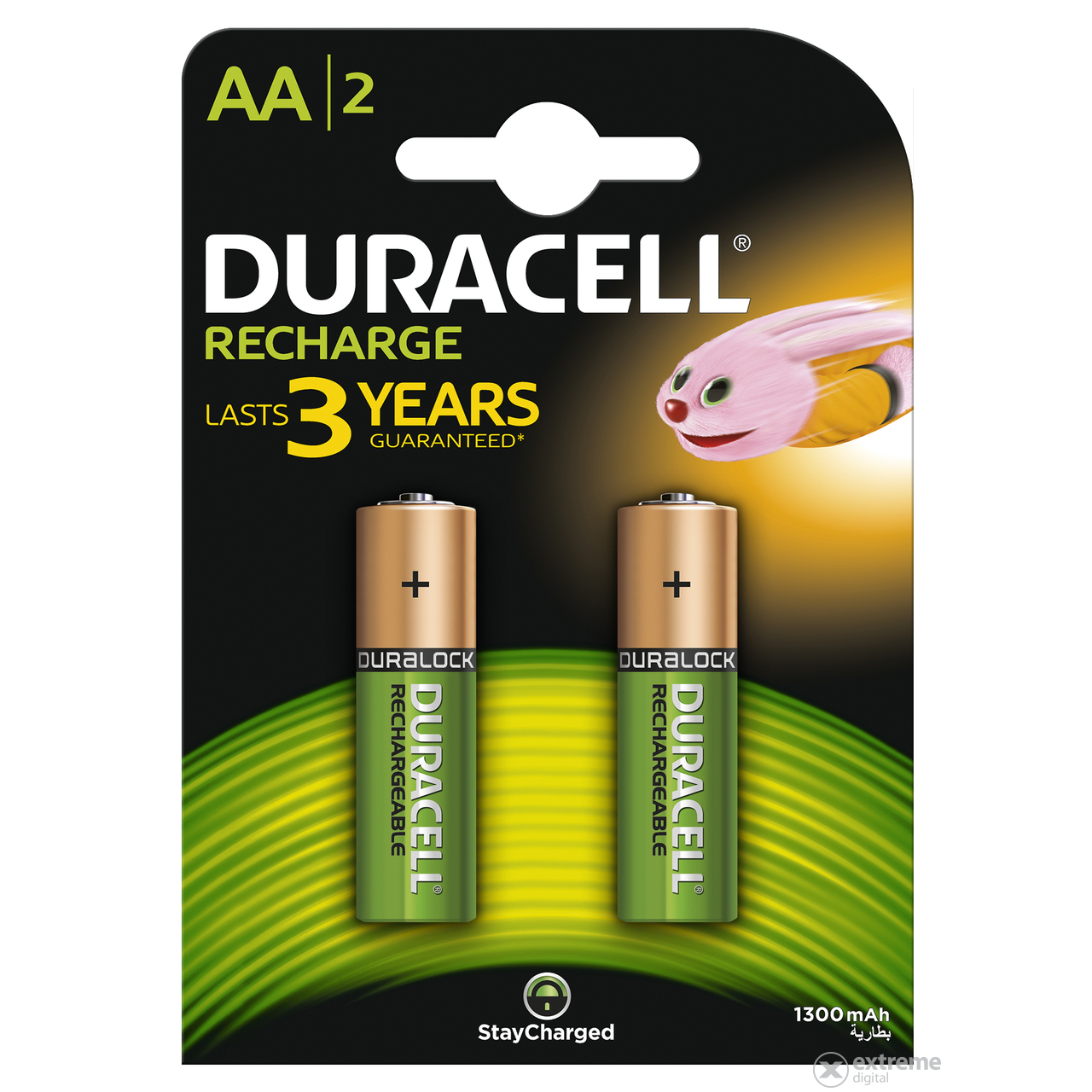 Duracell 1300 mAh AA punjive baterije 2komada