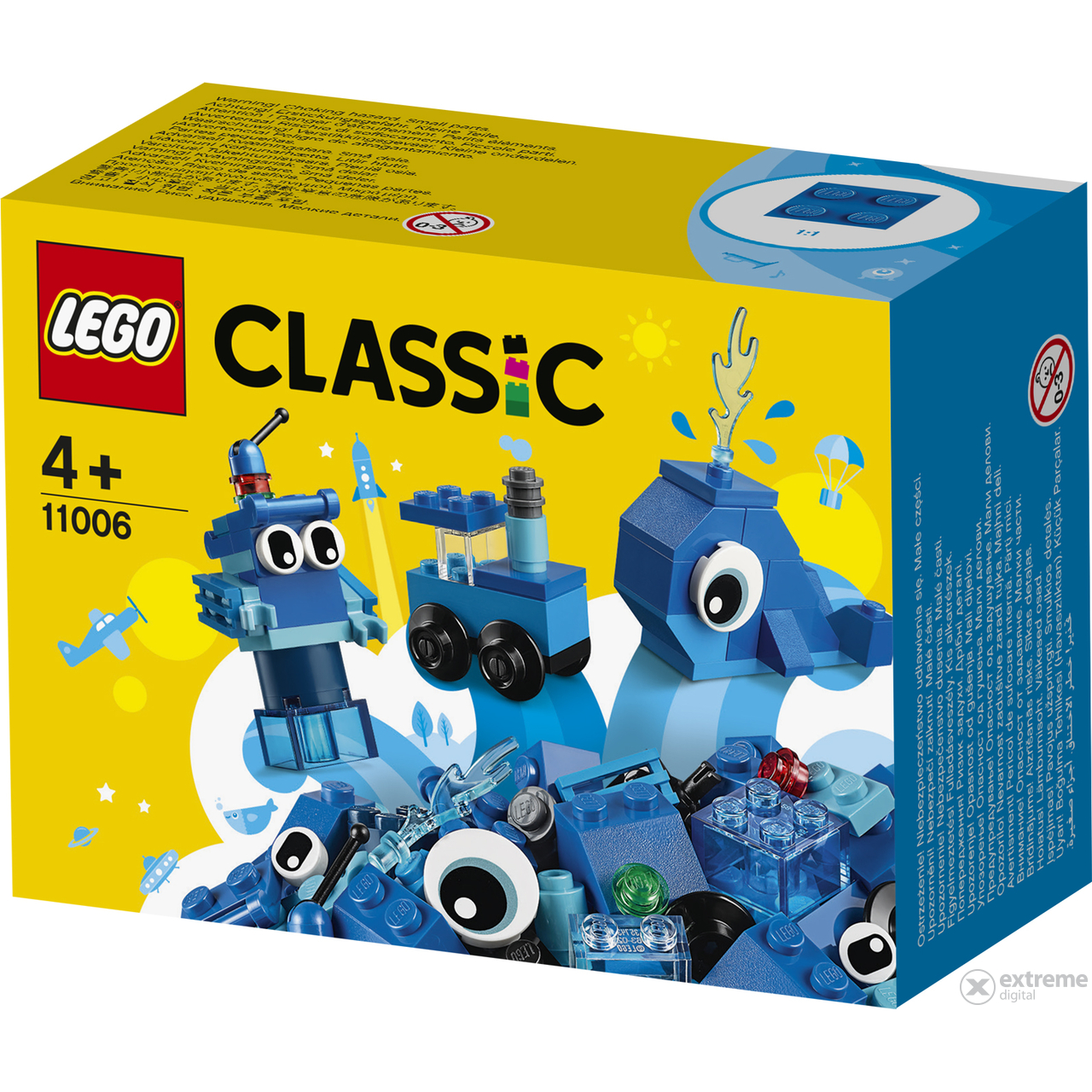 LEGO® Classic 11006 Blaue Kreativwürfel