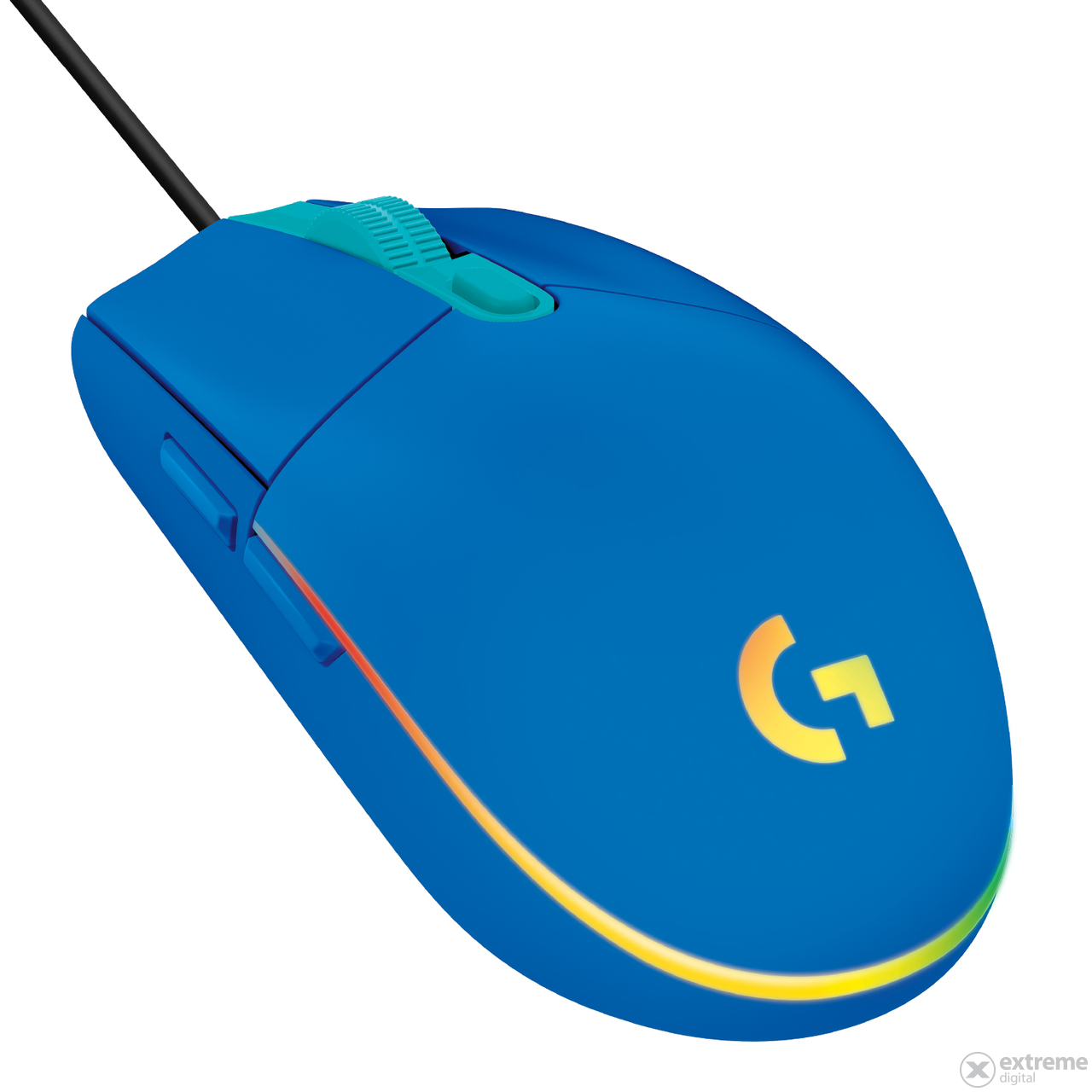 Logitech G203 Lightsync gaming miš, plavi