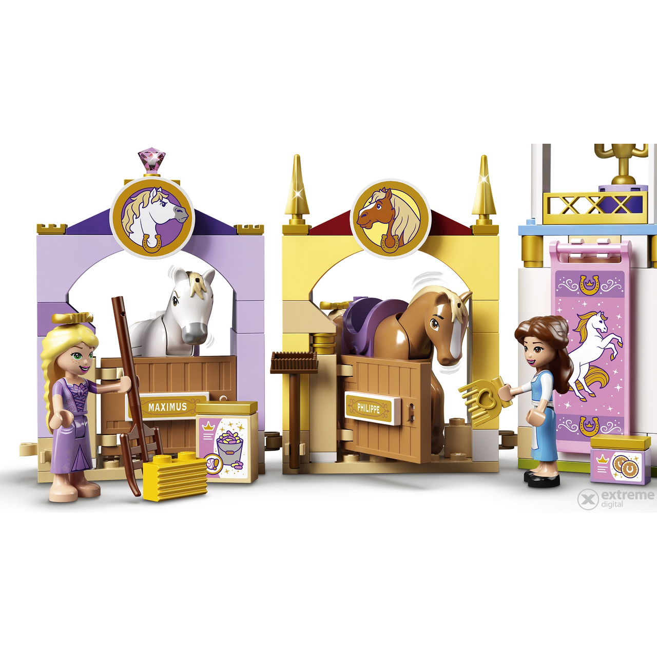 LEGO® Disney Princess™ 43195 Královské stáje Krásky a Lociky