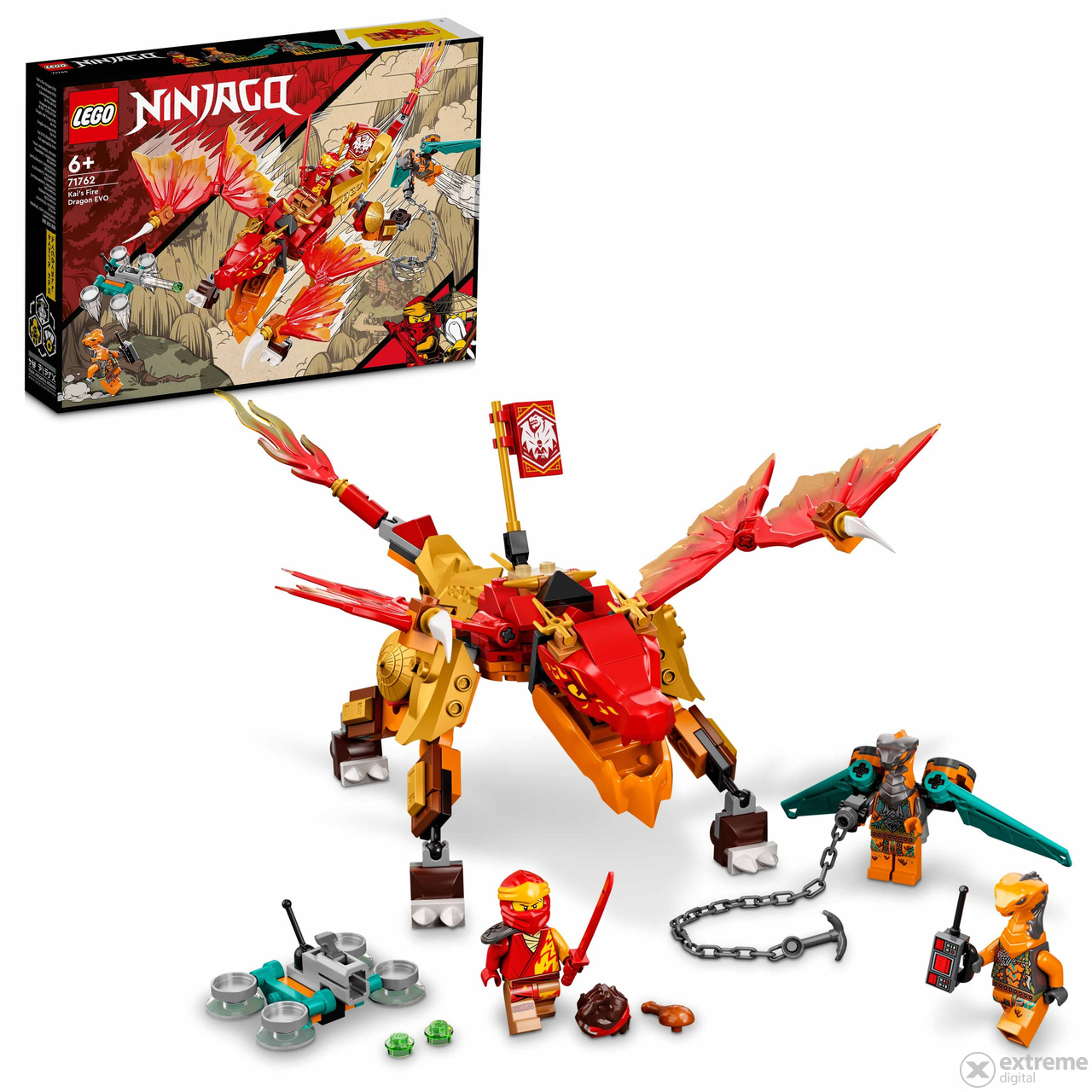 LEGO® Ninjago 71762 Kais Feuerdrache EVO