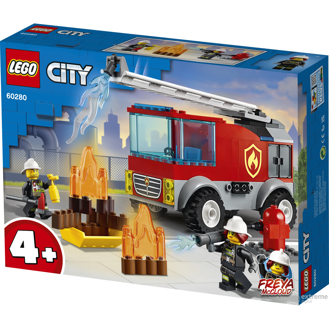 LEGO® City Fire 60280 Žebříkové hasičské auto