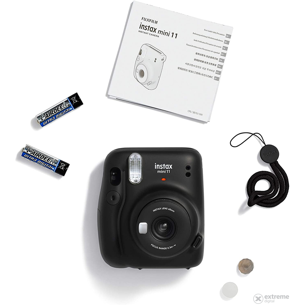 Fujifilm Instax Mini 11 analogni fotoaparat, Charcoal Gray