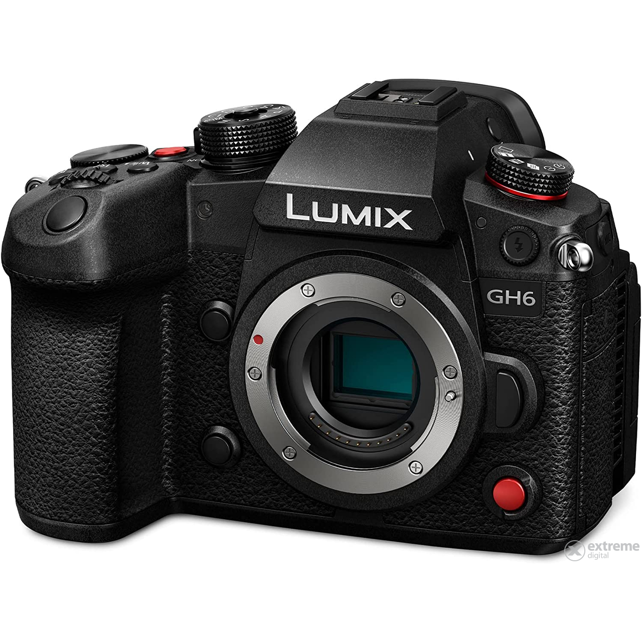 Panasonic DC-GH6LE MILC Kamera mit 12–60 mm f2,8–4,0 Leica DG Objektiv, schwarz