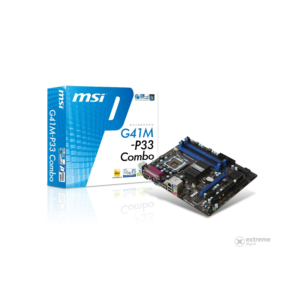 MSI G41M-P33 Combo Intel LGA775 mATX alaplap