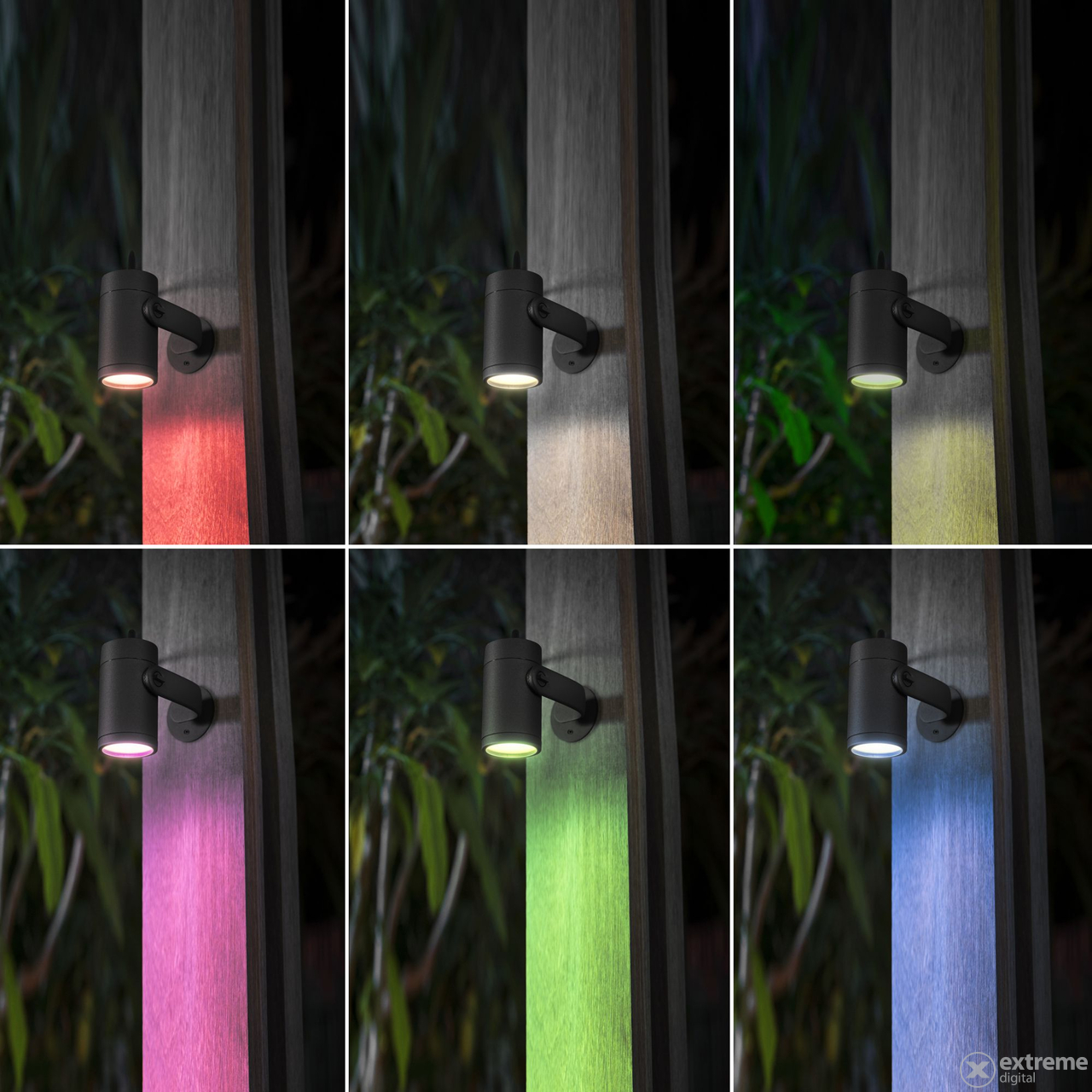 Philips Hue Lily LED RGB Spot lampa,  osnovna jedinica, 8W, 640 lm, IP65, Alumínium