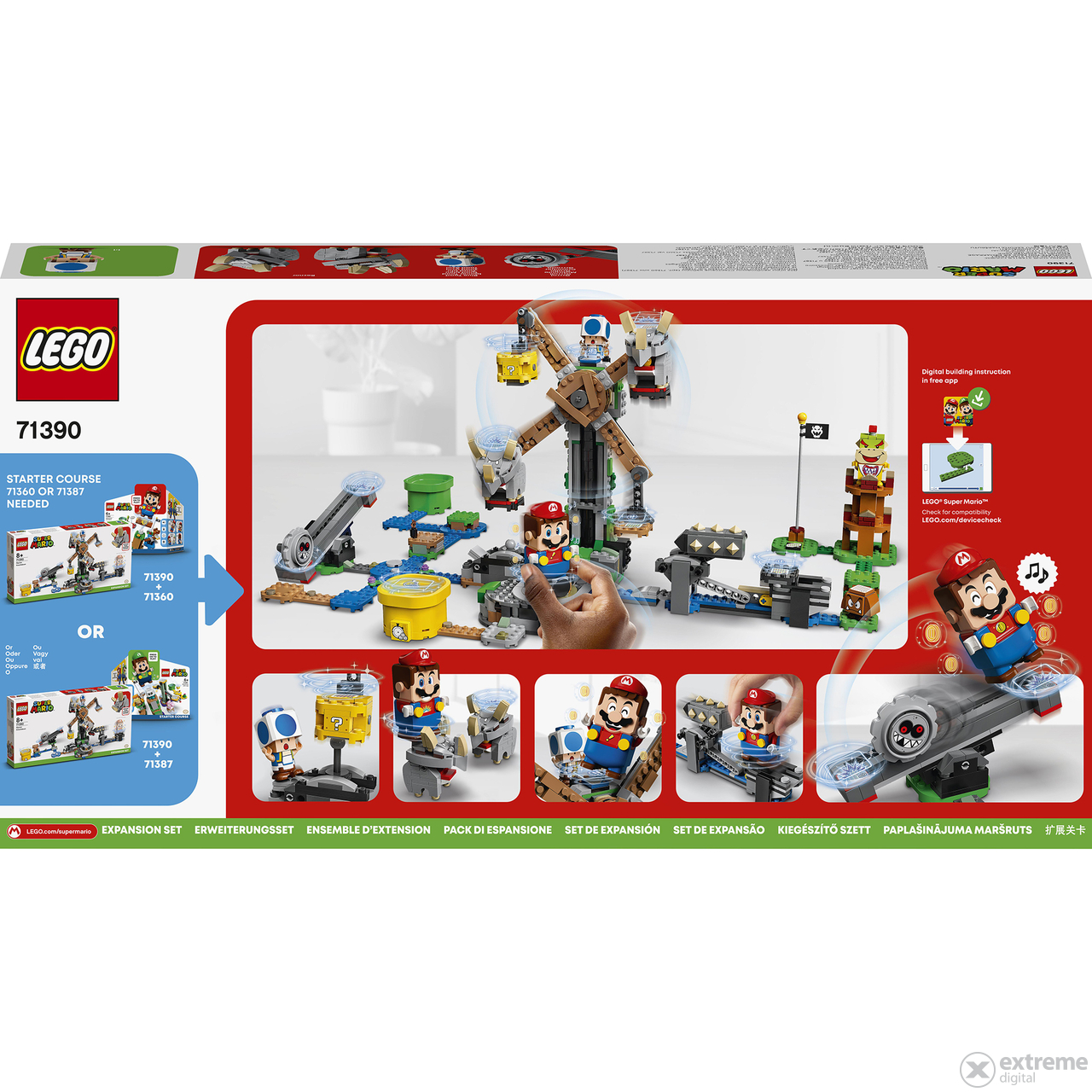 LEGO® Super Mario 71390 Reznors Absturz Erweiterungsset