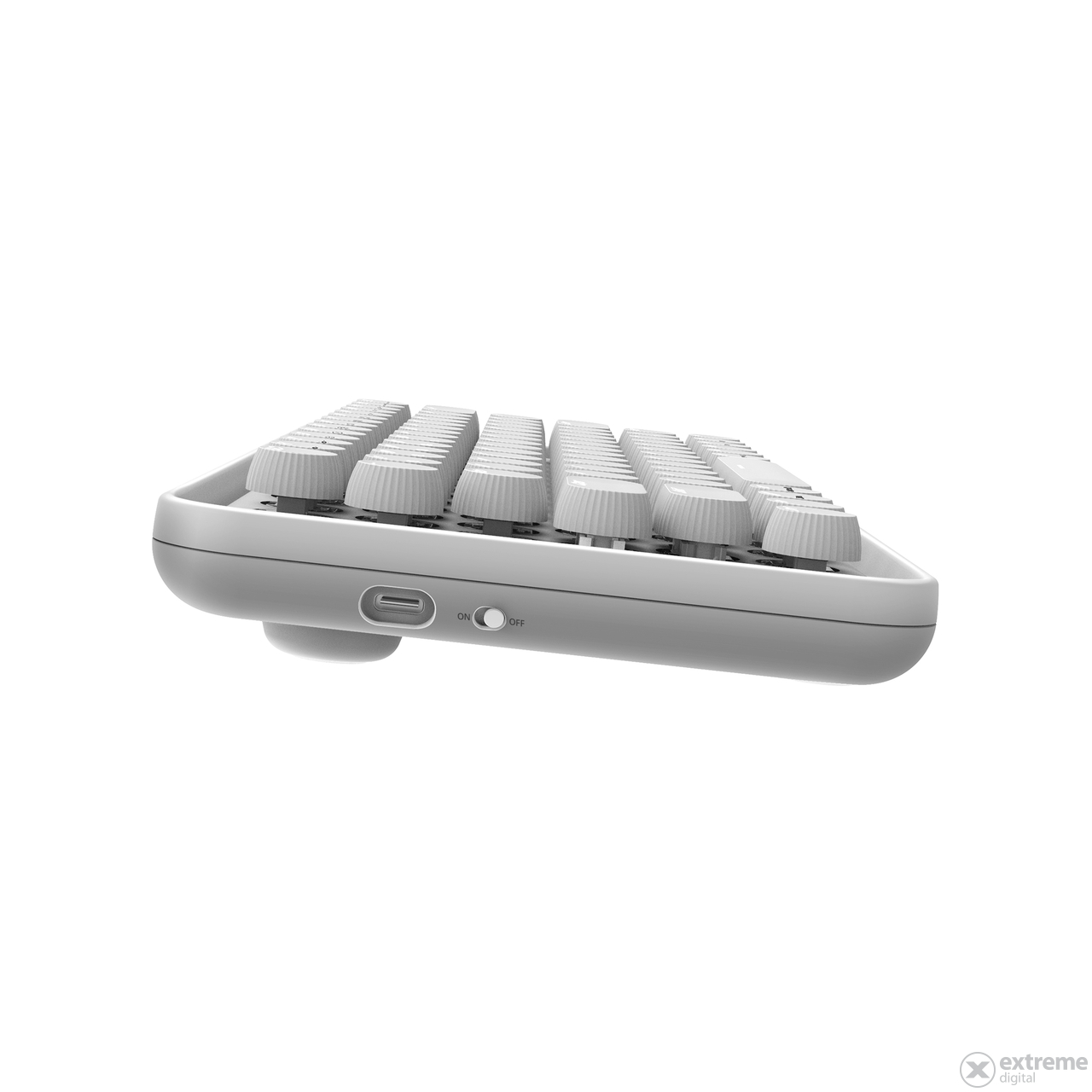 Rapoo Ralemo Pre 5 Multimode Bluetooth mechanische Tastatur, internationales Layout, weiß