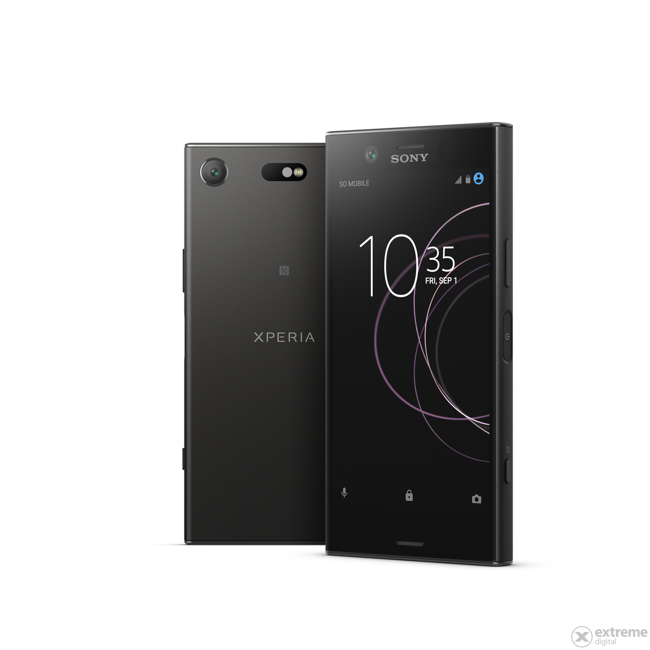 Sony Xperia XZ1 Compact (G8441) kártyafüggetlen okostelefon, Black (Android) 