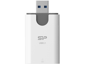 Silicon Power Combo USB 3.1 kártyaolvasó, fehér (SPU3AT3REDEL300W)