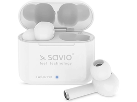 Savio TWS-07 Pro True Wireless Bluetooth 5.0 slušalice, bijele