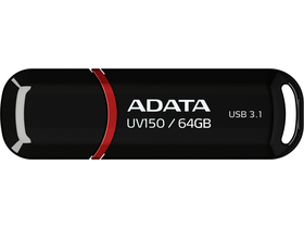 Adata UV150 64GB USB 3.1 USB memorija, crna (AUV150-64G-RBK)