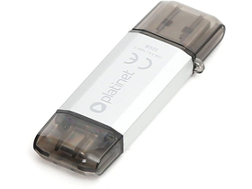 Platinet PMFC32S USB 3.0/Type-C 32GB pendrive, srebrna