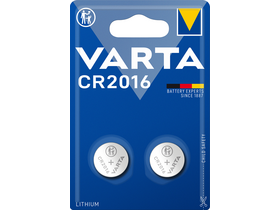 Varta CR2016 3V Lithium gombelem, 2db