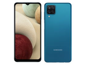 Samsung Galaxy A12 (Exynos) 4GB/128GB Dual SIM (SM-A127) kártyafüggetlen okostelefon, kék (Android)