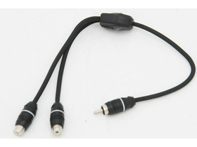 Connection FSF 030 Y RCA kabel s kontrolnom žicom od 0,3 metra, 2 utičnice i 1 utikač