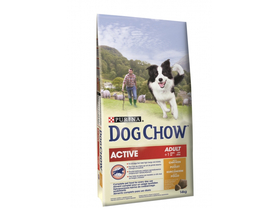 Dog Chow Active suché krmivo pre psov, kura, 14 kg