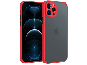 Plastické pouzdro pro iPhone 14, černé/červené