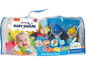 Clementoni Clemmy Baby Shark Spielset mit Figuren, im Beutel, 22-tlg (8005125174287)