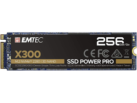 Emtec X300 Power Pro 256GB NVMe M2. SSD hard disk