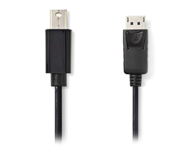 Nedis (CCGP37400BK10) DisplayPort - Mini DisplayPort kabel 1m, crni