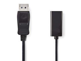 Nedis (CCGB37150BK02) DisplayPort - HDMI kabel 0,2 m, crni
