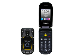 Evolveo Strongphone SGP-F5 DualSIM mobilní telefón, černý - žltý