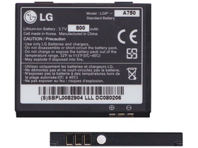 LG 800mAh Li-Ion baterija za LG KE850 Prada