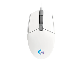 Logitech G203 Lightsync gaming miš, bijela