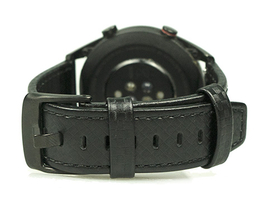 MyBandz kožni remen za sat od karbonskih vlakana, crni, 22 mm