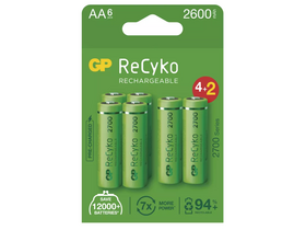 GP ReCyko NiMH punjiva baterija, HR6 (AA) 2700mAh, 6kom (B2127V)