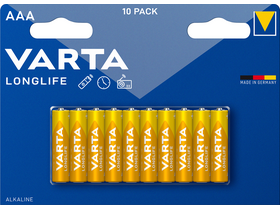 Varta Longlife mikro baterije / AAA/ LR03 BL10, 10 kom