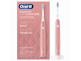 Oral-B Pulsonic Slim Clean 2000 elektromos fogkefe, pink
