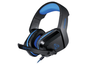 Yenkee YHP 3005 Guerrilla Gamer Kopfhörer mit Mikrofon, schwarz/blau