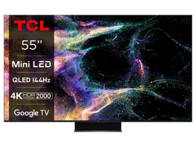 TCL C84 Series 55C845 televízor 139,7 cm (55") 4K Ultra HD Smart TV Wi-Fi Čierna