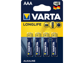 Varta Longlife LR03 AAA Микро алкална батерия, 4бр