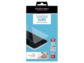 Képernyővédő fólia törlőkendővel (1 db-os, edzett üveg, extra karcálló, ütésálló, 9H) DIAMOND GLASS