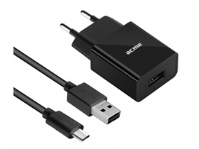 Acme CH211 USB mrežni punjač 2.4A + micro USB kabel