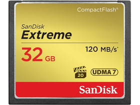 SanDisk Extreme 32 GB CompactFlash memóriakártya (124093)