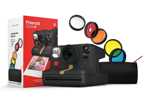 Polaroid Now+ instantný fotoaparát, 5 filtrov, čierny
