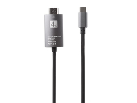 Gigapack USB Type-C/HDMI kábel, 200cm, čierny