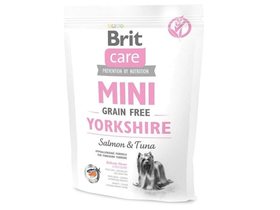 Brit Care Mini Yorkshire gabonamentes száraz kutyaeledel, lazac/tonhal, 400g