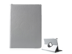 Gigapack kožený obal pre Apple iPad 9,7 , strieborný