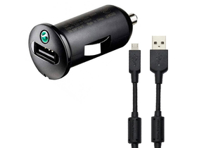 Sony Ericsson USB auto punjač, crni