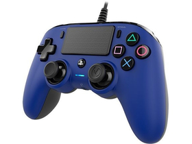 Bigben Nacon PS4 vezetékes kontroller, kék PS4OFCPADBLUE
